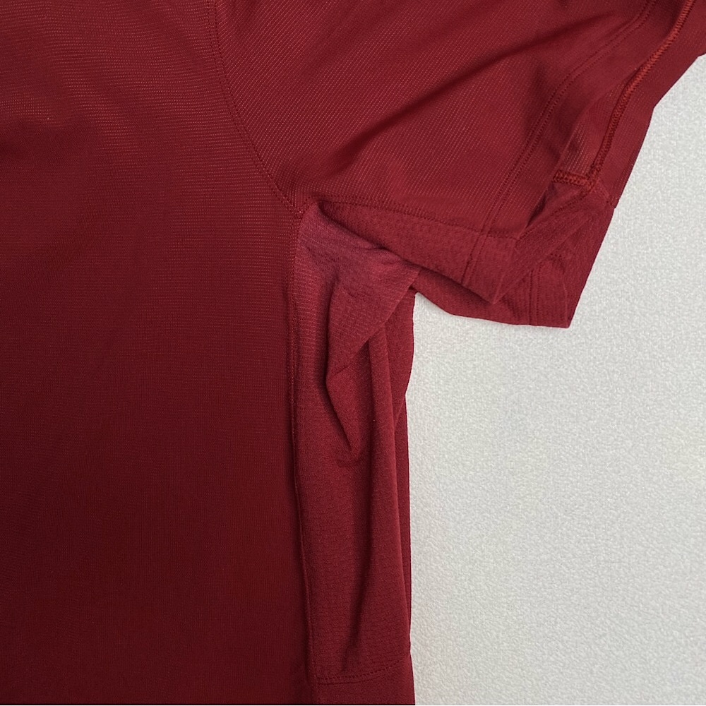 Lululemon Men’s Runway Short Sleeve Athletic T-Shirt Size (L) Large -Caliente - Picture 8 of 14